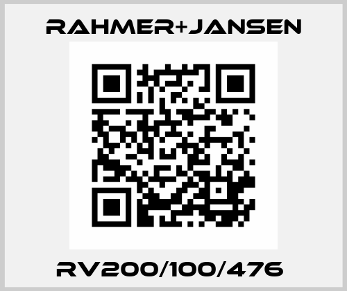 RV200/100/476  Rahmer+Jansen