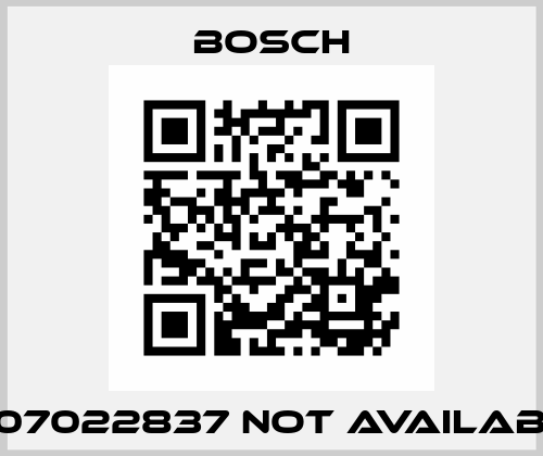 2607022837 not available  Bosch