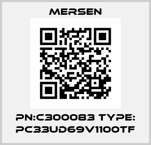 PN:C300083 Type: PC33UD69V1100TF Mersen