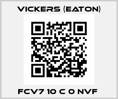 FCV7 10 C 0 NVF  Vickers (Eaton)