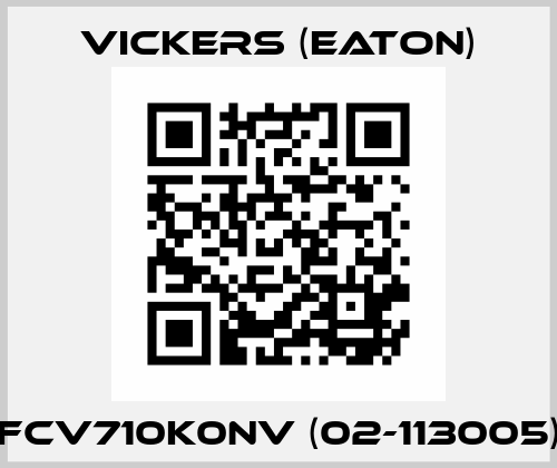 FCV710K0NV (02-113005) Vickers (Eaton)