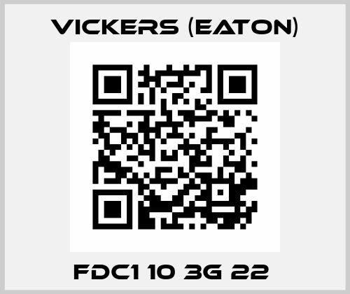 FDC1 10 3G 22  Vickers (Eaton)