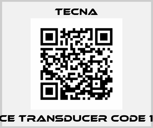 FORCE TRANSDUCER CODE 1675  Tecna