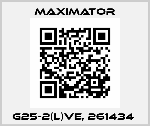 G25-2(L)VE, 261434  Maximator