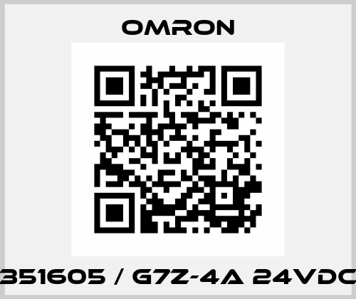 351605 / G7Z-4A 24VDC Omron