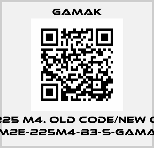 GM 225 M4. old code/new code GM2E-225M4-B3-S-GAMAK Gamak
