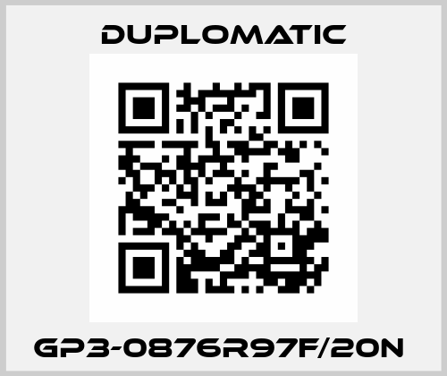 GP3-0876R97F/20N  Duplomatic