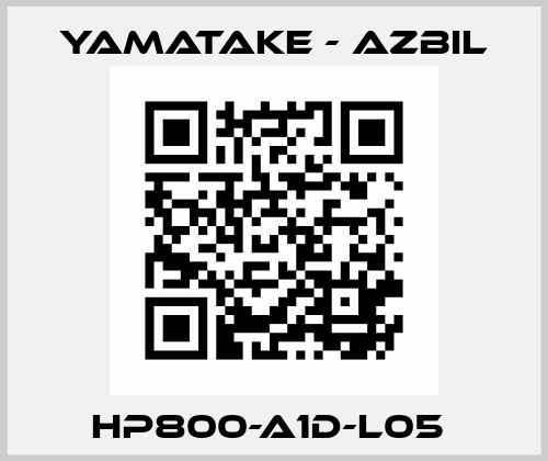 HP800-A1D-L05  Yamatake - Azbil