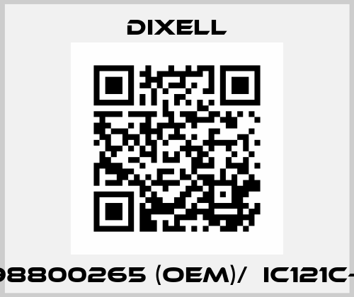 36798800265 (OEM)/  IC121C-11102 Dixell