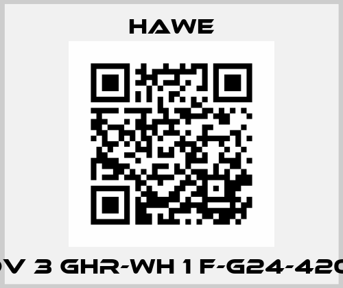 DV 3 GHR-WH 1 F-G24-420  Hawe
