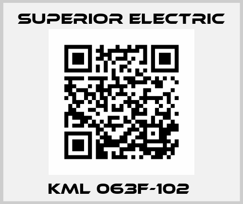 KML 063F-102  Superior Electric