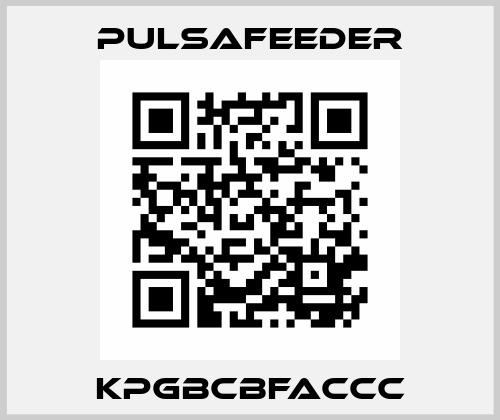 KPGBCBFACCC Pulsafeeder