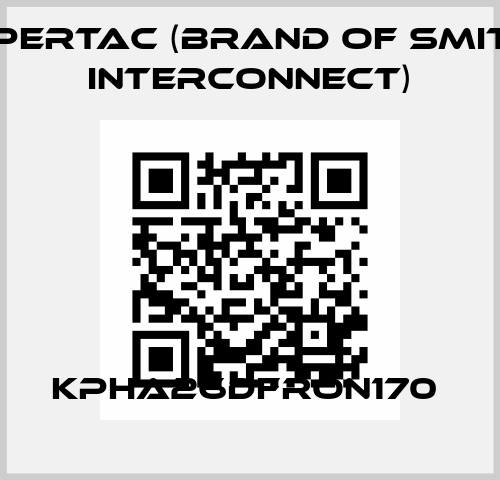 KPHA26DFRON170  Hypertac (brand of Smiths Interconnect)
