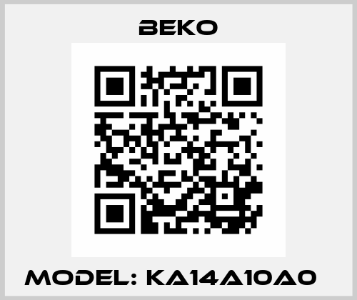 Model: KA14A10A0   Beko
