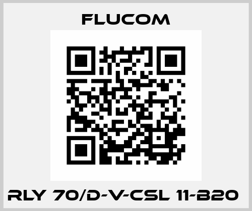 RLY 70/D-V-CSL 11-B20  Flucom