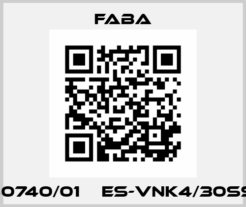 0280740/01    ES-VNK4/30SSLB  Faba