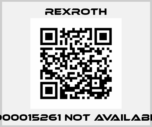 R900015261 not available  Rexroth