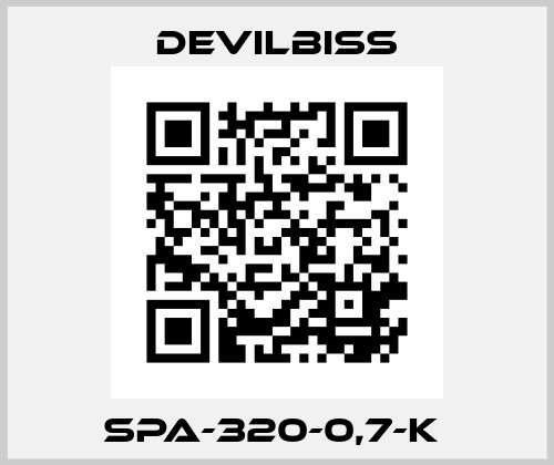 SPA-320-0,7-K  Devilbiss