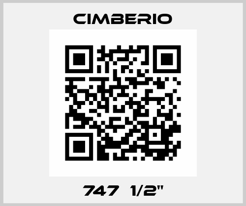 747  1/2" Cimberio