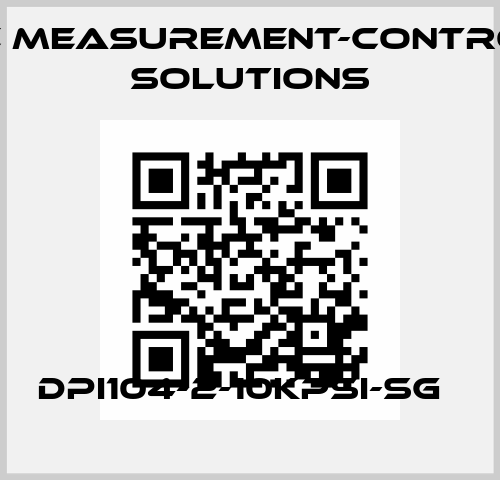  DPI104-2-10KPSI-SG   GE Measurement-Control Solutions