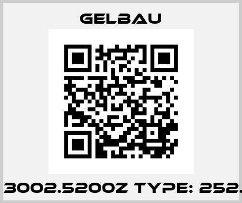 P/N: 3002.5200Z Type: 252.00Z Gelbau