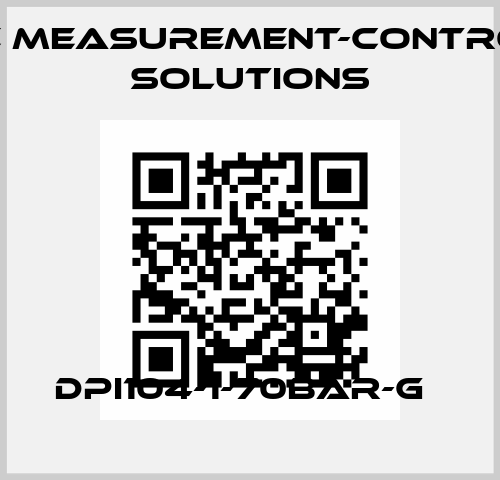 DPI104-1-70BAR-G   GE Measurement-Control Solutions