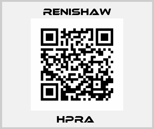 HPRA  Renishaw