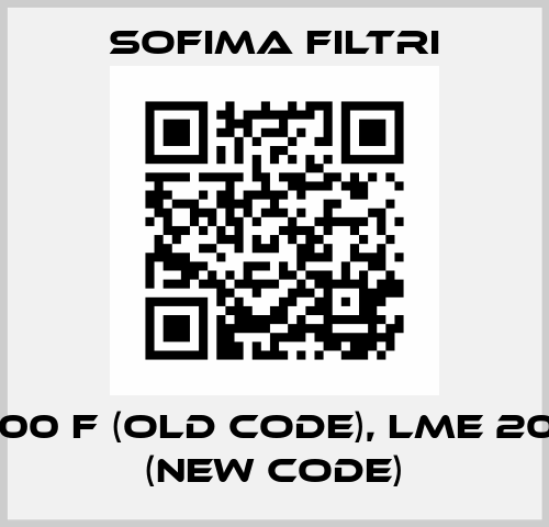 LME 200 F (old code), LME 200 B5F (new code) Sofima Filtri
