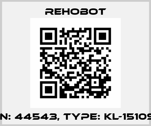 p/n: 44543, Type: KL-1510SP Rehobot