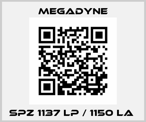 SPZ 1137 LP / 1150 LA  Megadyne