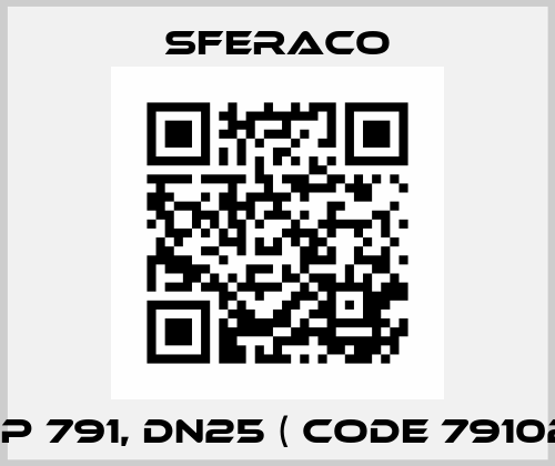 Typ 791, DN25 ( code 791025) Sferaco