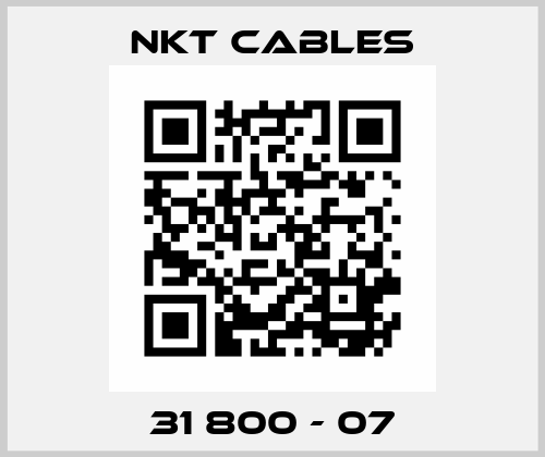 31 800 - 07 NKT Cables