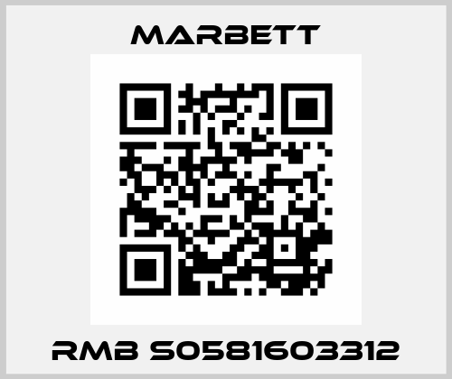 RMB S0581603312 Marbett