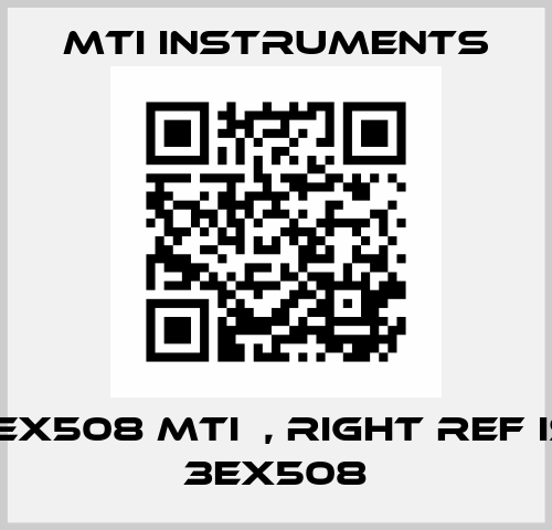 EP3 EX508 MTI  , right ref is EIP 3EX508 Mti instruments