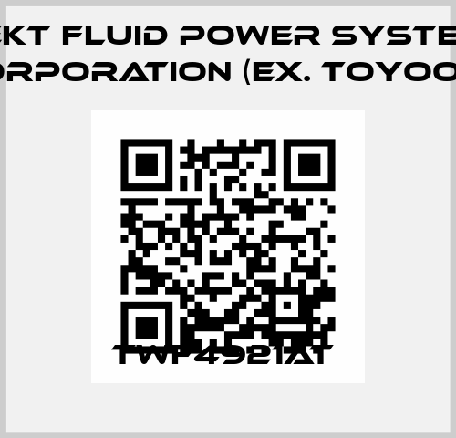TWF4921AT  JTEKT FLUID POWER SYSTEMS CORPORATION (ex. Toyooki)