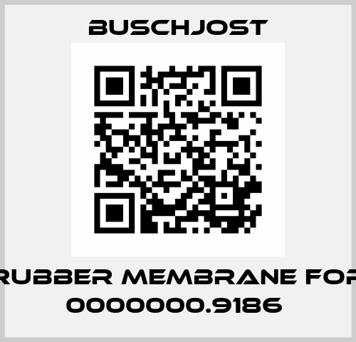 Rubber Membrane for 0000000.9186  Buschjost