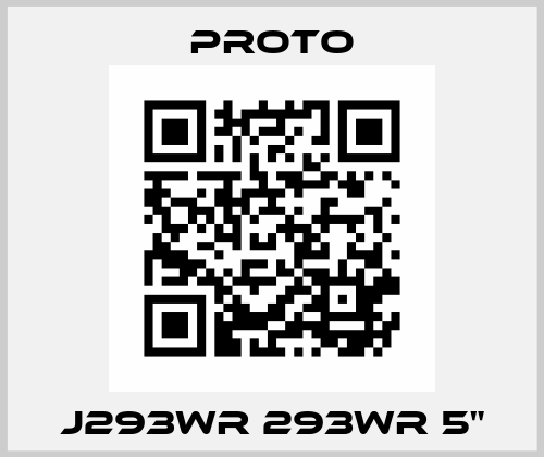 J293WR 293WR 5" PROTO