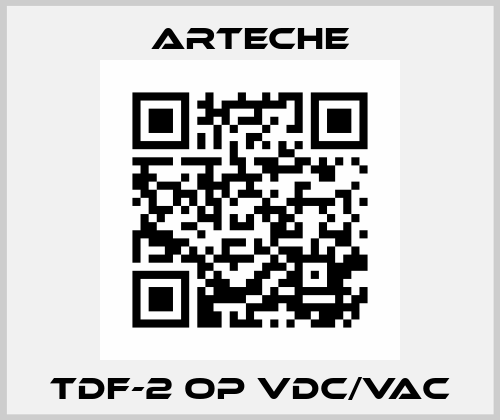 TDF-2 OP Vdc/Vac Arteche