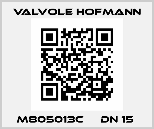 M805013C     DN 15  Valvole Hofmann