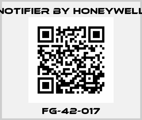 FG-42-017 Notifier by Honeywell