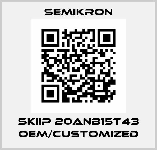 SKiiP 20ANB15T43 OEM/customized Semikron