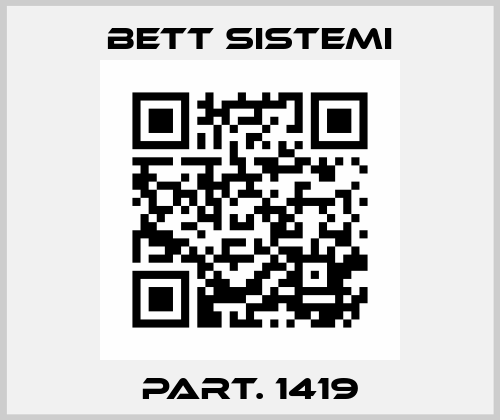 Part. 1419 BETT SISTEMI