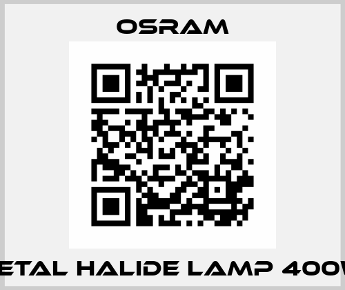 METAL HALIDE LAMP 400W  Osram