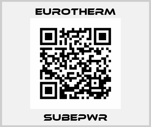 SUBEPWR Eurotherm
