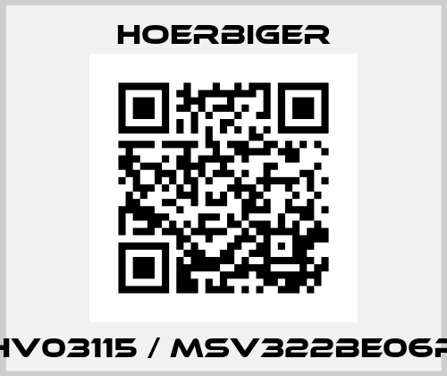 HV03115 / MSV322BE06P Hoerbiger