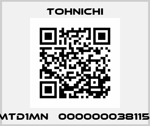 MTD1MN   000000038115  Tohnichi