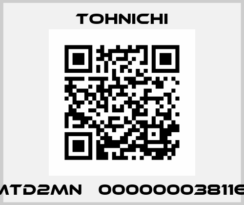 MTD2MN   000000038116  Tohnichi