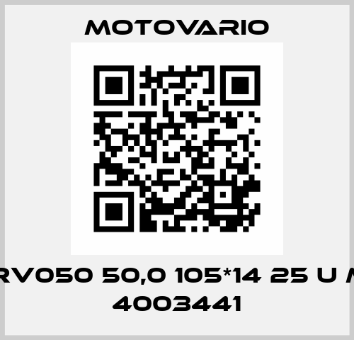 NMRV050 50,0 105*14 25 U MV / 4003441 Motovario