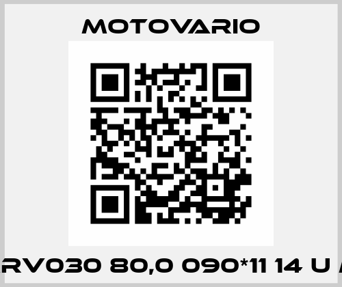 NMRV030 80,0 090*11 14 U MV Motovario