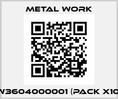 W3604000001 (pack x10) Metal Work